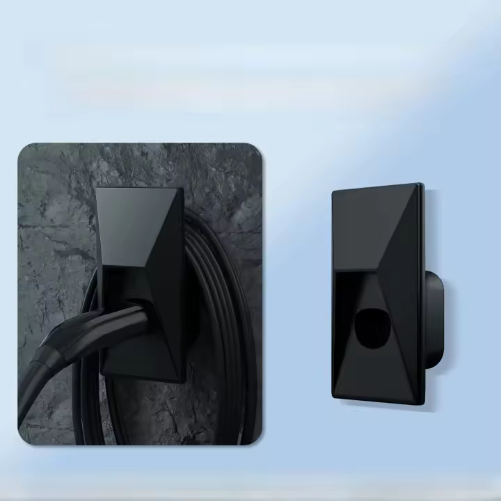 Soporte De Cable De Carga Para Tesla Model 3 Y X S Organizador De Cable De Choque Soporte De Pared Accesorios De Coche Material ABS - 1