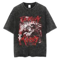 Camiseta De Verano Berserk Para Hombres Estilo Casual Vintage Con Estampado Gráfico Anime Visceral Camiseta Hip Hop Para Calle - details 15