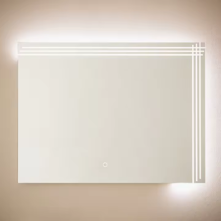 Ledkia Espejo Baño con Luz LED 60x80 cm Dinklage  6000K Blanco Frío - 1