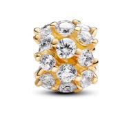 Pandora Moments encantes chapados en oro de 14K, Viene con embalaje de Caja de Giunte original. - details 0