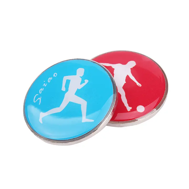 Moneda De Toss Side Referee Doble Cara Con Patrón De Fútbol Para Deportes Fútbol Voleibol Souvenir Regalo Para Niños Y Adultos - 1