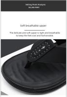 Zapatillas De Playa Para Hombre Verano Antideslizantes Impermeables Cómodas Sandalias Versátiles Casual De Exterior Microfibra Talla Verdadera - details 6