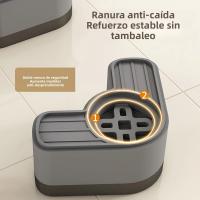 4 Piezas De Almohadillas Antideslizantes Para Lavadora Y Secadora Previene El Movimiento Y El Ruido Del Lavado - details 7