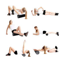EPP Rollo De Pilates Y Yoga De Espuma 30/45cm Equipo De Fitness Masaje Para Liberación De Músculos Entrenamiento Corporal Para Mujeres Y Hombres - details 9