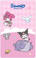 Toalla Absorbente De Fibra Súper Fin Para Niños Sanrio Cinnamoroll Kuromi My Melody 5pcs Tela De Coral Bordada Suave Toalla Para Rostro Baño Y Secado De Cabello - details 3