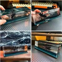 Botella de Deriva de Fluidos para Crucero, Barco Insumergible en una Caja, Decoración de Barco Pirata, Adorno para Oficina y Hogar, Decoración Naútica para Escorio y Coche - details 10