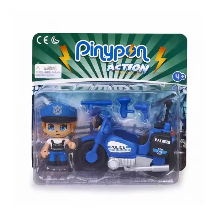PINYPON ACTION POLICIA CON MOTO DE FAMOSA - 1