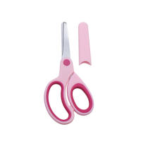 Tijeras De Seguridad Para Niños Estudiantes DIY Papel Herramienta De Corte Para Niños Mano Izquierda Con Funda Estationaria - details 1