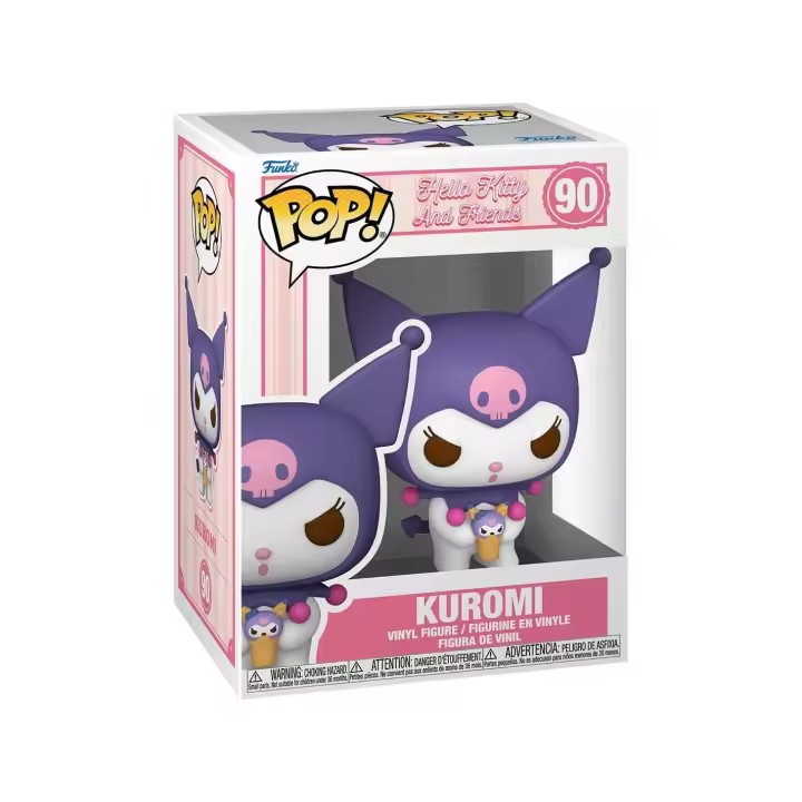 Funko Pop! Sanrio: HK - Kuromi - Hello Kitty - Figura de Vinilo Coleccionable - Idea de Regalo- Mercancia Oficial - Juguetes para Niños y Adultos - Cartoons Fans - Muñeco para Coleccionistas - 1