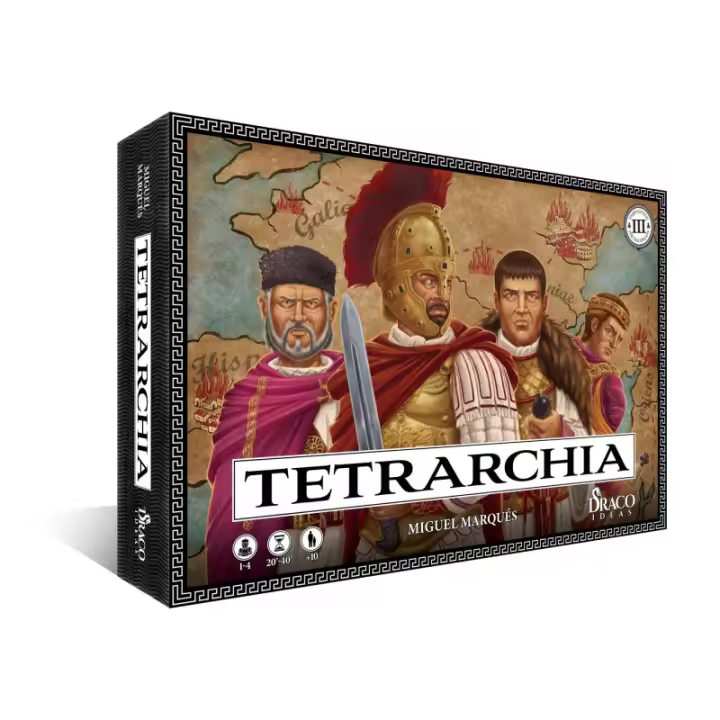 Tetrarchia (DracoIdeas 3a Edición) - Juego de Mesa Cooperativo en el Imperio Romano - 1