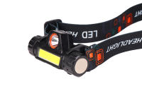 Linterna Frontal Q5+COB Con Batería 18650 Integrada Potente Para Camping Y Pesca Luz LED COB Iluminación Stepless Dimming Impermeable - details 6