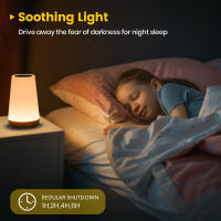 Lámpara Nocturna Toque Sensor Recargable Para Niños Habitación Luz Caliente Blanca RGB Cambiante Lámpara De Mesa Para Dormitorio - details 18