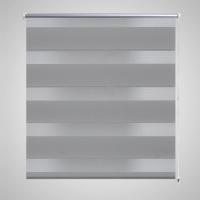 vidaXL Persiana cebra 120x230cm Contra Sol vario celosía sujeción ventana Color Blanco,  Gris,  Negro y mas - details 1