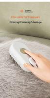 Cepillo Eléctrico Para Mascotas 3 En 1 Limpieza Masaje Recogido De Pelo De Perros Y Gatos Con Mango Retráctil Combinación De Cepillo De Dientes Y Mascarilla - details 2