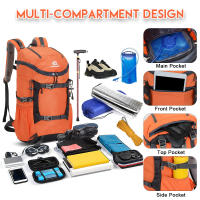 Mochila De Hidratación Para Senderismo 30L De Tela Oxford Multifuncional Para Ciclismo Camping Picnic Deporte Al Aire Libre Unisex - details 6