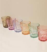LAV Set de 6 Vasos de Colores de Cristales de Alta Calidad - Apto para Uso Diario - details 1