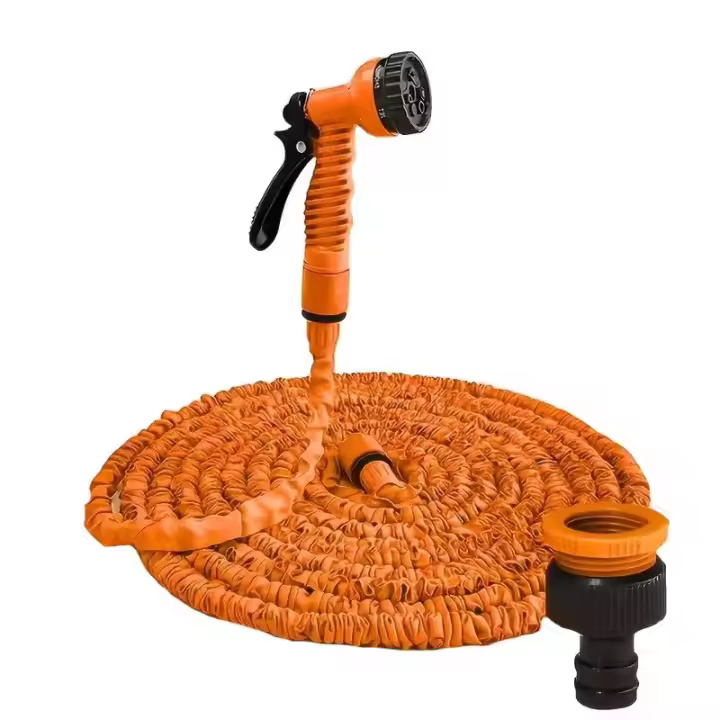 Cañón De Jardín Expansible 25FT-200FT Con Agua Mágica Para Riego Diario Lavado De Coche Y Limpieza Herramientas De Jardín Resistentes Al Desgaste Y La Corrosión - 1