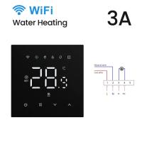 Termostato De Calentamiento Wifi Tuya Para Suelo Calentado Digital Regulador De Temperatura Alexa Google Home 220V 16A Color Blanco Y Negro - details 15