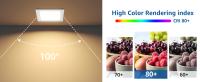 Aigostar Downlight LED Empotrado,9W 1000LM Downlight LED,4000K luz natural,Focos de techo,Ojo De Buey LED,Adecuado para salón,dormitorio,cocina,pasillo.Ф110-120mm,Paquete De 6(1) - details 2