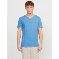 Camiseta con botones hombre Jack & Jones 12164972 manga corta azul - details 0