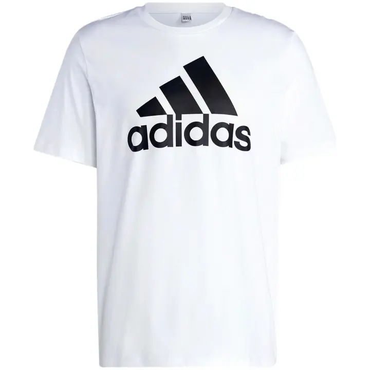 Camiseta de Manga Corta Adidas Essentials Single Jersey Big Logo para hombre en color blanco - 1