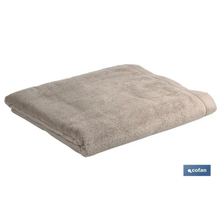 Toalla lavabo beige gr.580/m2 modelo abisinia 50x100cm - 1