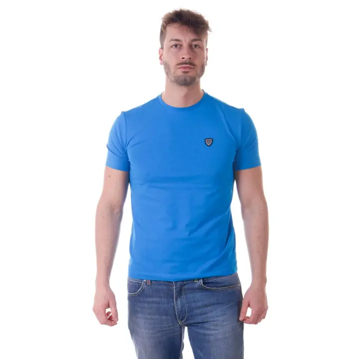 Emporio Armani EA7 Camiseta Algodón Hombre Luz Azul 3YPT93PJ18Z 1509 - 1