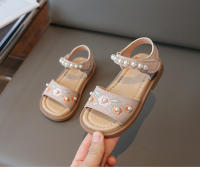 Sandalias De Verano Para Niñas Moda Bordada Transpirables Tallas Trueñas PU Cuero Cierre De Correa Flats Abiertos Para Playa Y Uso Casual - details 13