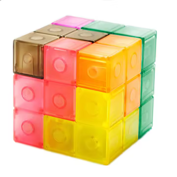 Cubo Mágico De Bloques Magnéticos Meilong MoYU Domains Cultura Juguete Versátil Para Niños Material Plástico Adecuado Para Edades 3-14+ - 1