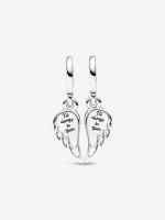 Pandora - Charm Colgante de Alas de Ángel divisibles y Brillantes-Plata de Lei - details 0