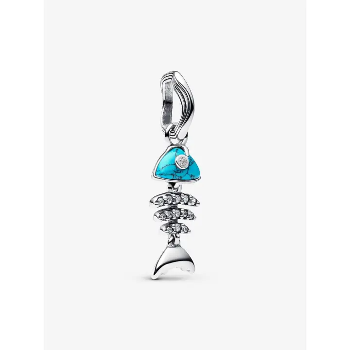 Charm Colgante Pandora Espina Pez Color Turquesa 793894C01 - 1