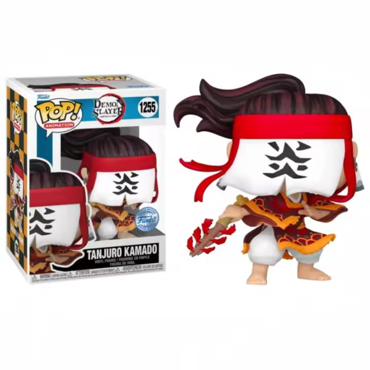 Funko Tanjuro Kamado Mascara MAsk  1255   exclusivo  Demon Slayer Kimetsu no Yaiba Guardianes de la Noche Pop Vinyl - 1