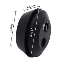 6Pcs Goma Grommet De 2 Agujeros Sellador Para Tanque De Combustible Accesorio De Jardín Para Podadoras Y Cortacésped - details 2