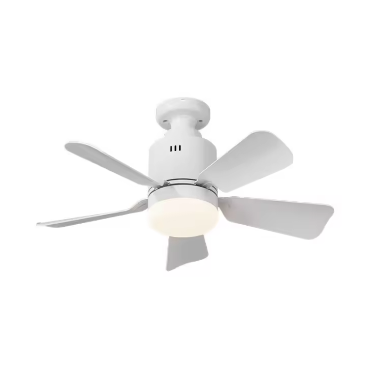 Ventilador de techo con Luz, Luz regulable con comando a distancia, 3 Colores (3000K-6500K) Y 5 velocidades, Luz de ventilador de techo con Rosca para Sala de estar, dormitorio, cocina y Cocina. - 1