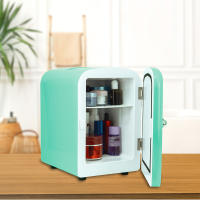 Mini nevera portátil Jocca Turquesa con capacidad de 4L con conexión para casa y el coche. Enfría y calienta bebidas, alimentos, medicaciones o cosmética. Diseño compacto, ligero y adaptable gracias a la bandeja extraíble. - details 2