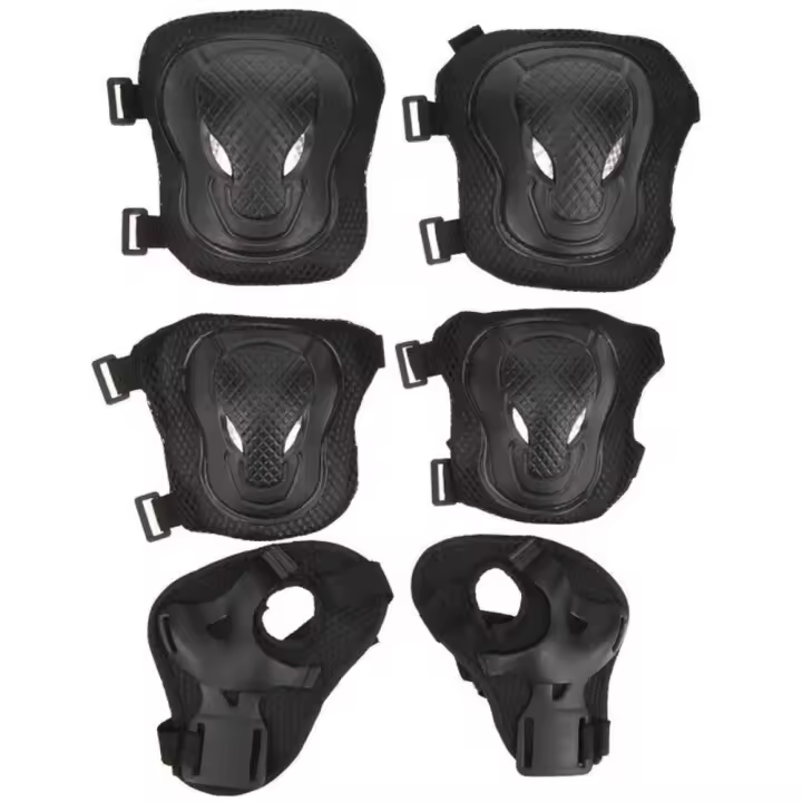 Juego De Protecciones Para Codos Rodillas Y Muñecas Para Hombres Y Mujeres En Bicicleta Patinaje Skate Air Mesh + PE Shell+EVA - 1
