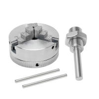 Zinc Alloy 4-Jaw/3-Jaw Tornillo De Latón Para Torno De Madera Y Metal Mini Con Conector Rod Self Centering Opcional Para Tornos De Metal - details 4