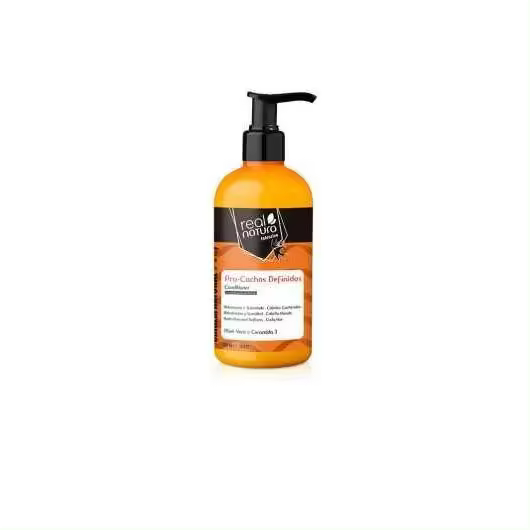 Real Natura acondionador SEM SAL Pro-cachos definidos Aloe vera y Ceramida 3  Hidrata y Suaviza el cabello 300 ml - 1