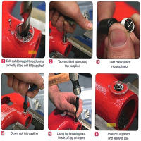 Kit De Reparación De Hileras Métricas Helicoil Para Coche Herramienta De Reparación De Automóviles M5 M6 M8 M10 M12 M14 - details 20