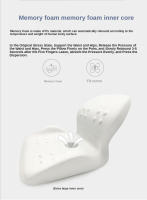 Cojín De Esponja De Memoria Ortopédico Para Silla De Oficina Soporte Lumbar Coccix Cojín Para Coche Almohada Estudiantil - details 5