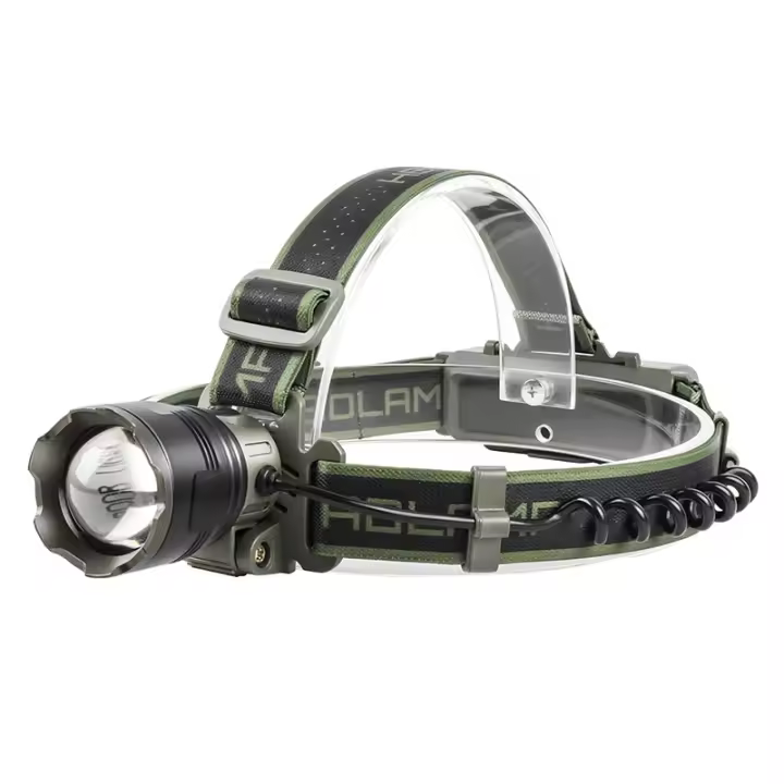Nuevo faro láser blanco de largo alcance con carga USB, pantalla digital de larga duración, carga 21700, faro LED de luz potente - 1