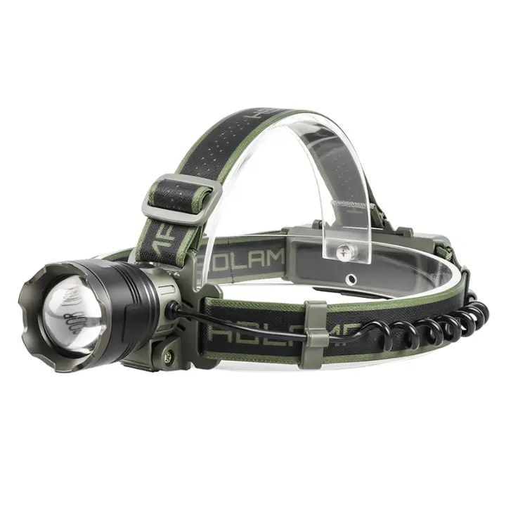 Nuevo faro láser blanco de largo alcance con carga USB, pantalla digital de larga duración, carga 21700, faro LED de luz potente - 1