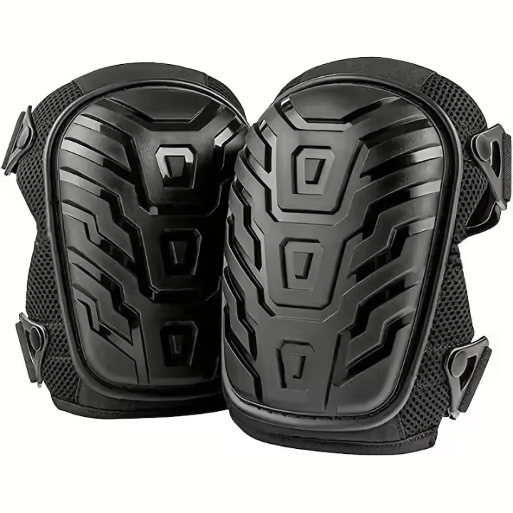 Férula De Rodilla Profesional Con Gel Y Doble Correa De Seguridad Ajustable Para Hombres Y Mujeres Herramienta De Construcción - 1