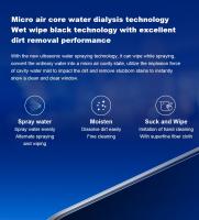 LIECTROUX YW810 Limpiacristales Control Remoto Robot, Rociador de Agua de 2 Vías, Fregado en Seco y Húmedo, Ruta de IA, 2800pa Succión Electrico Navegación Inteligente Maquina con App y Mando, Múltiples Formas de Protección de Seguridad, Negro - details 7