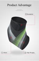 Calcetines de compresión para tobillo, para correr, baloncesto, deportes al aire libre, para hombre, mangas para pies y rodilleras. - details 1