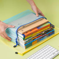 Carpeta Transparente PVC De Red Con Cierre Para Documentos A4/A5 Estudio Y Oficina 5 Piezas Suministros Escolares Y De Oficina Para Estudiantes - details 4