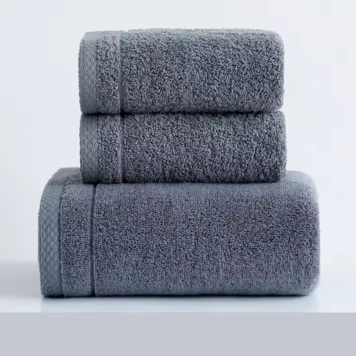 Toallas de baño Gruesa, absorbente, de Algodón Peinado, para lavar La Cara, toalla para el hogar,Frote su cuerpo - 1