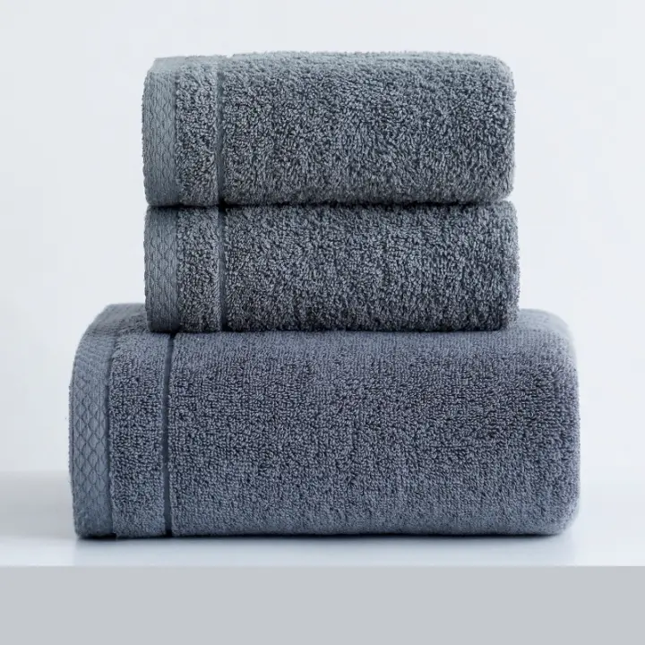 Toallas de baño Gruesa, absorbente, de Algodón Peinado, para lavar La Cara, toalla para el hogar,Frote su cuerpo - 1