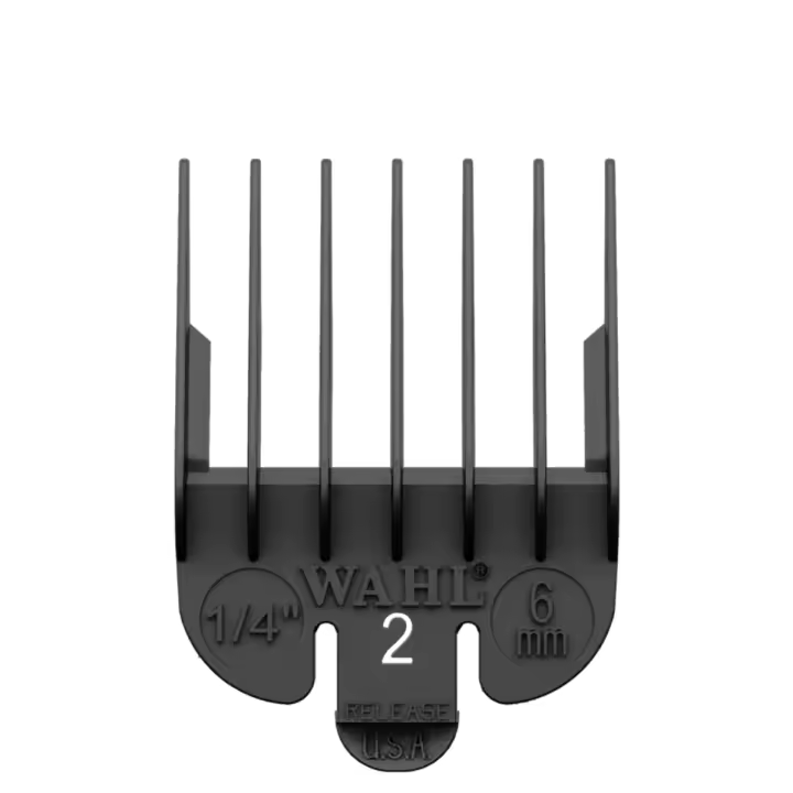 Wahl Nylon Clipper Guide #2 Peine 6mm 1/4" para Máquina de Corte - Peine Guía para Cortapelos - 1