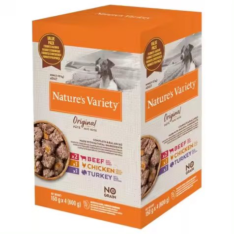 Nature`s Variety Original Adult Mini Multipack Paté para Perros 4 x 150 gr - 1